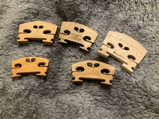 Violin Bridge Assortment 5 Bridges