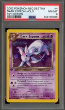 Pokemon Dark Espeon Neo Destiny 1st Edition Holo Rare #4 PSA 8 on eBay