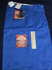 Dickies Men's 13" Loose Fit Multi-Pocket Work Shorts - Royal Blue Size 40 