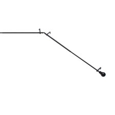 Kn80707 Bryce Ball End Decorative Bay Window Curtain Rod 78144 Adjustable Lengt