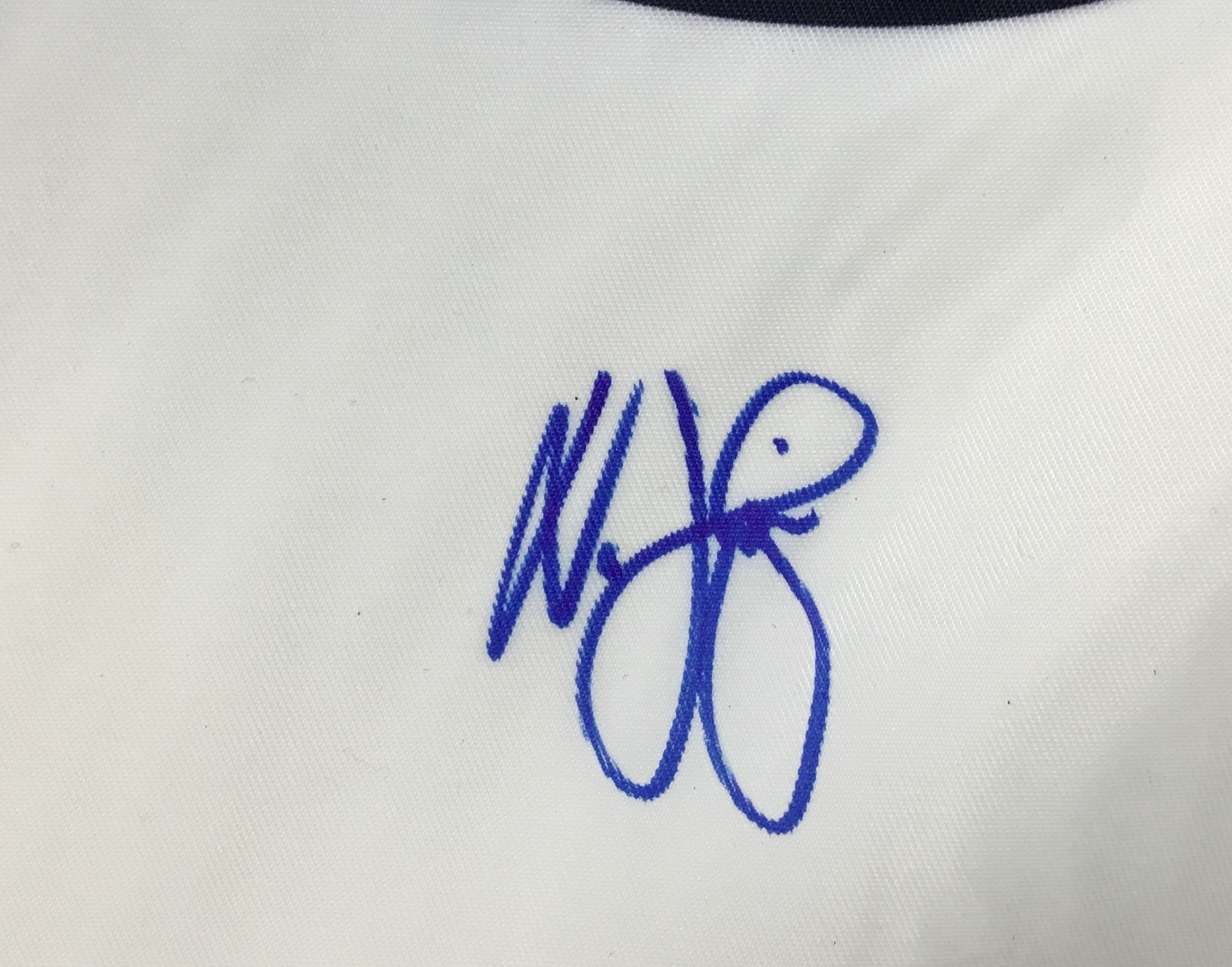 Nicolai Hojgaar 2025 Ryder Cup Bethpage Black 18 Signed Pin Flag Beckett BT18820