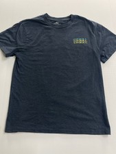 O Neill Men s Graphic Logo Size M Short Sleeve T-Shirt Blue Cotton Modern Fit