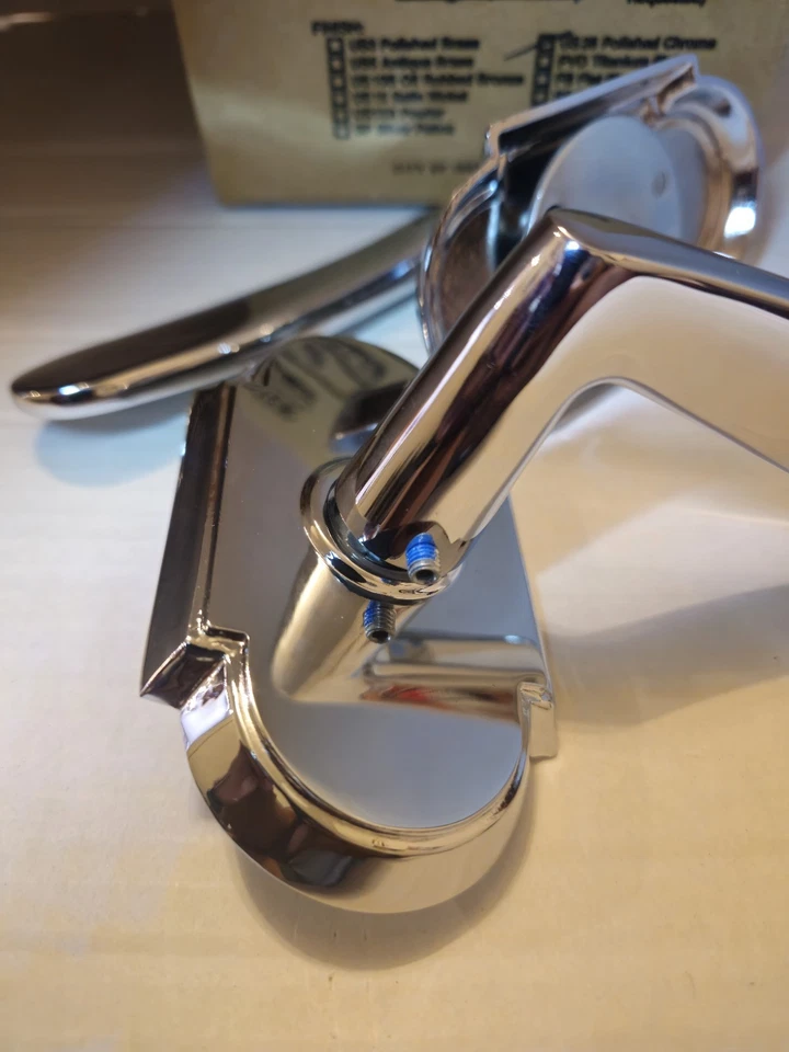EMTEK ASSA ABLOY 8058-US26 Poseidón Palanca Puerta Maniquí Set Cromo Pulido  Foto 3 de 4