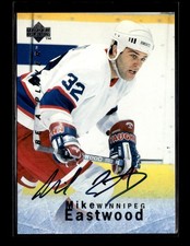 1995-96 Upper Deck Be a Player #S102 Mike Eastwood Autographs
