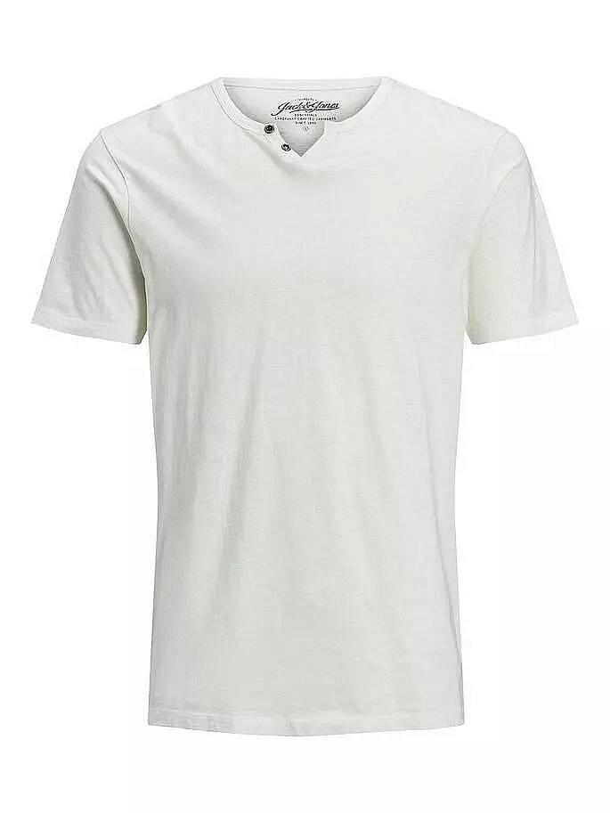 Jack - Jones Jesplit T-Shirt mit V-Ausschnitt wei - Gre M Herrenbekleidung 5890₽