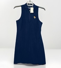 NWT Peter Millar Golf Tennis Dress Women's Small Navy Boot Ranch Texas Club