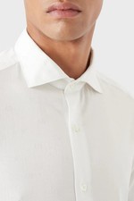 EMPORIO ARMANI 245 Men's Cotton Long Sleeve Button Down Dress Shirt White NEW