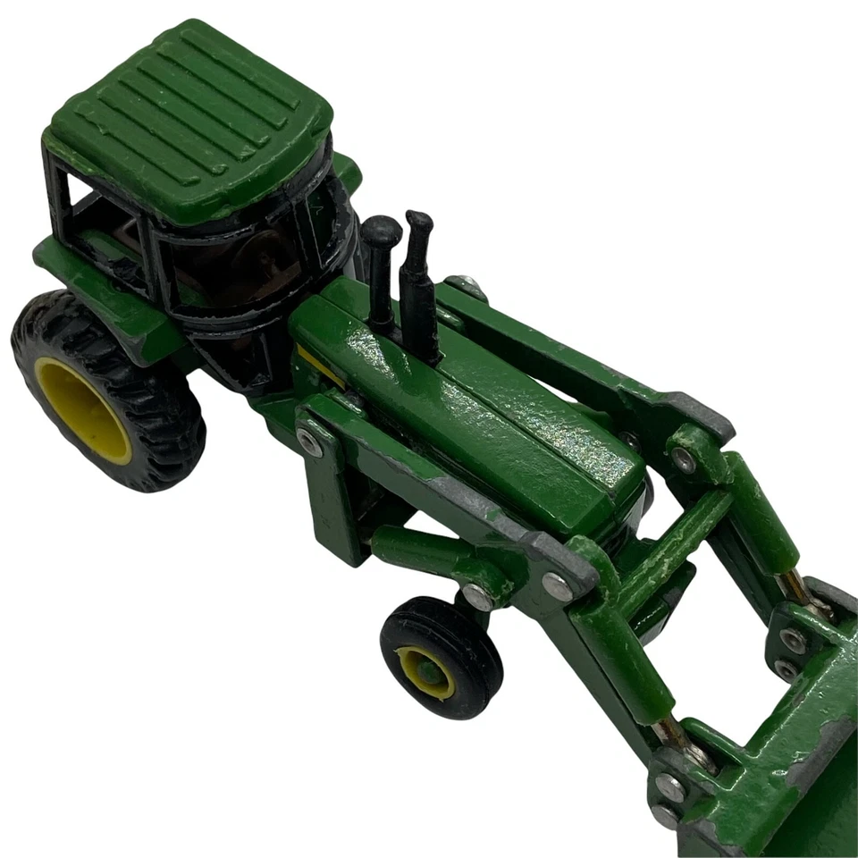 John Deere Cargador de Juguetes Tractor Equipo Agrícola Caja de Cerillas Verde Rojo Amarillo Lote de 11 Foto 2 de 4