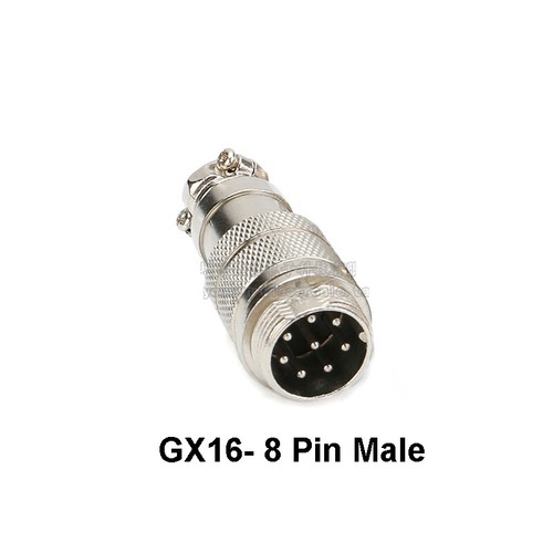 GX16 Aviation Stecker 2 3 4 5 6 7 8 Pin 16 mm Metall Stecker Buchse Panel Kabel Stecker - Bild 21 von 28