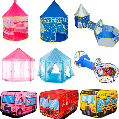Princess Castle Play Tent House Girls Boys Playhouse Toy For Kids Children Baby