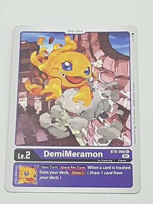 Digimon TCG DemiMeramon Uncommon NM