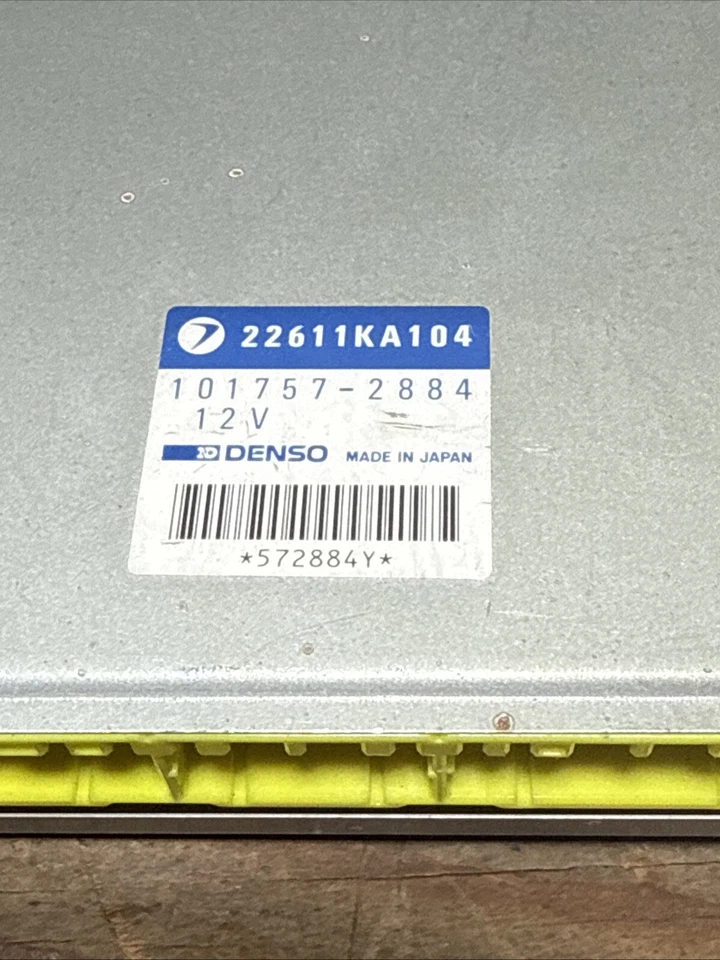 1989-1994 Subaru Justy 22611KA104 Engine Control Module ECU ECM 101757-2884 12V - Image 2 of 4