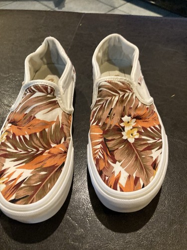 Vans Slip On Asher Platform Paradise Floral Shoes Womens 8 Autumn Floral - Picture 2 of 6
