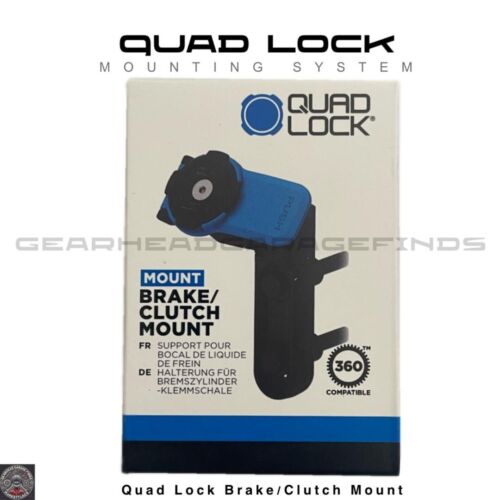 QUAD LOCK Motorcycle Brake / Clutch Mount - NEW IN BOX (FREE SHIPPING)