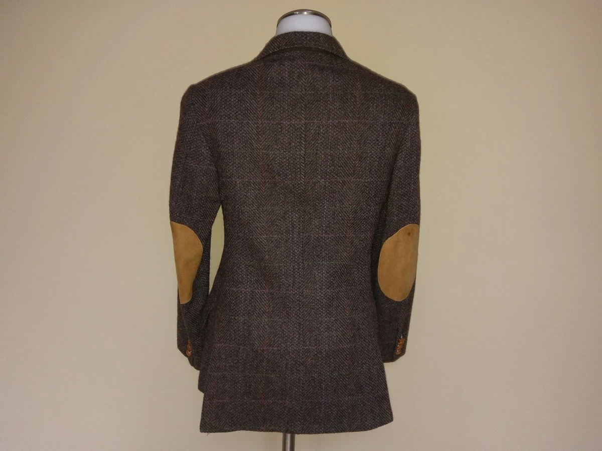 Polo by Ralph Lauren Women's Equestrian Riding Jacket Blazer Tweed Elbow  Patch