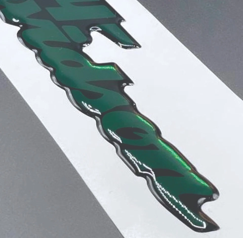 2 piezas Harley Davidson CVO Personalizado 3D HD Combustible Repujado Resina Escrita Tanque Curvo Foto 2 de 4