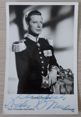 Autogramm deutscher Film- und Theater Schauspieler Dieter Borsche (104150)