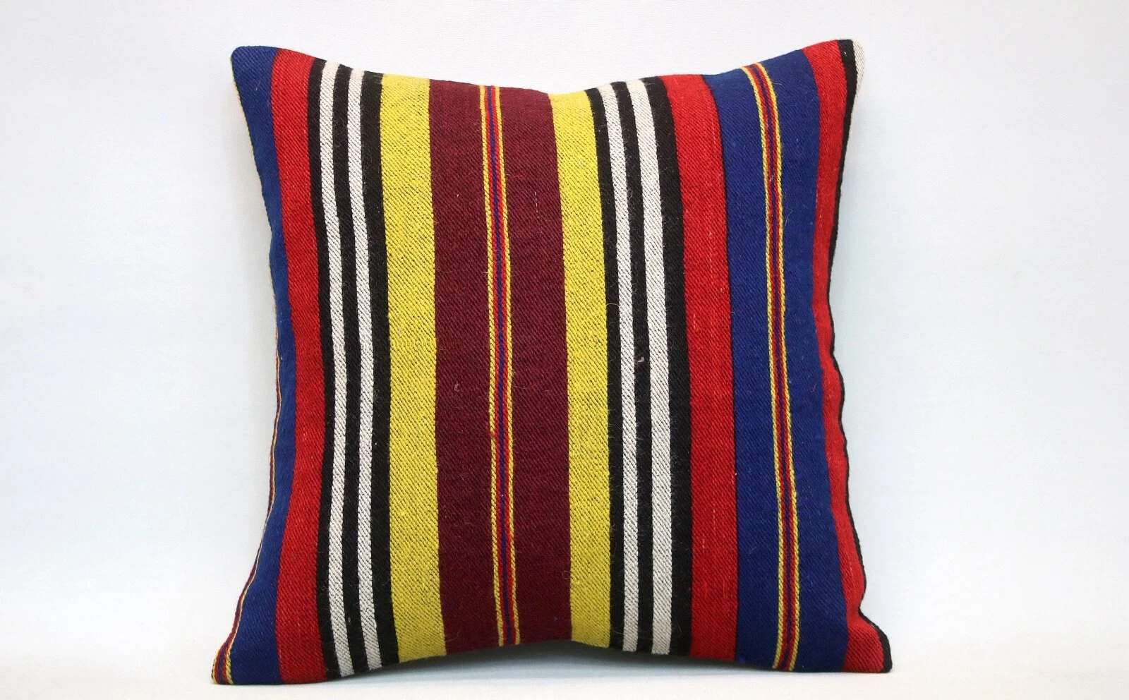 Kilim Pillow Cover, 16x16 in, Ethnic Pillow, Throw Pillow, Decorative Pillow