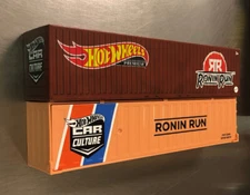 2023 HOT WHEELS RONIN RUN SEALED SHIPPING CONTAINER BIN ( SET OF 5 ) CAR CULTURE