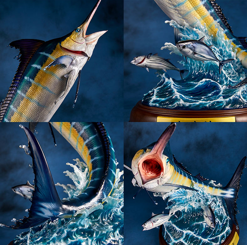 ブルー  マーリン  オブジェ   外国製 Kaiyodo NATURE TALES Blue Marlin Statue Model In Stock NEW | eBay