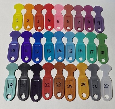 x3 Random Colour $2 Coin Trolley Unlocker Key Coles/Aldi/Kmart