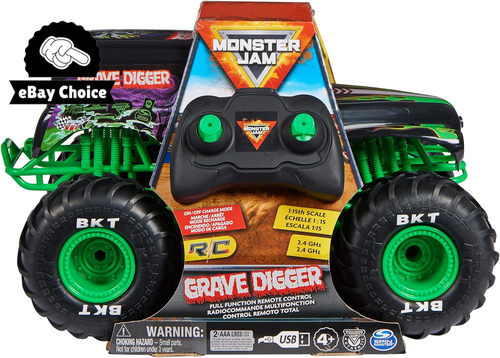 Official Grave Digger RC Monster Truck 115 Scale 24Ghz Remote Control Kids 4+ - Picture 2 of 12