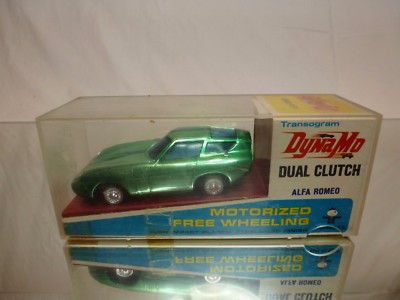 TRANSOGRAM DYNA MO ALFA ROMEO TZ - GREEN 1:43 EXTR RARE - GOOD IN BOX - 540