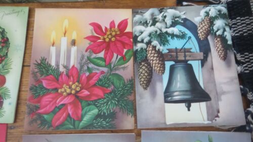 TARJETAS DE NAVIDAD vintage sin usar en caja, 8 tarjetas, años 1950, años 1940 vintage - Imagen 3 de 4