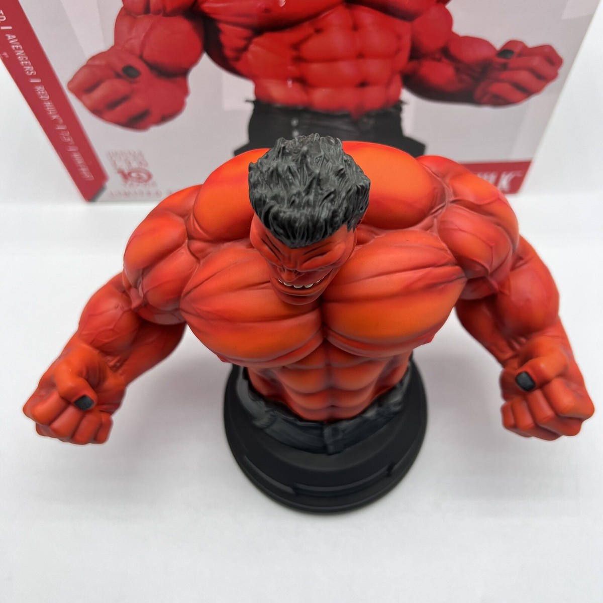 Marvel Red Hulk Bust Figure Gentle Giant Limited Edition 586 Marvel Red Hulk Bust Figure Gentle Giant Limited Edition 586