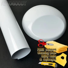 72" x 60" Gloss White Vinyl Film Wrap Sticker Decal Air Bubble Free 6ft x 5ft