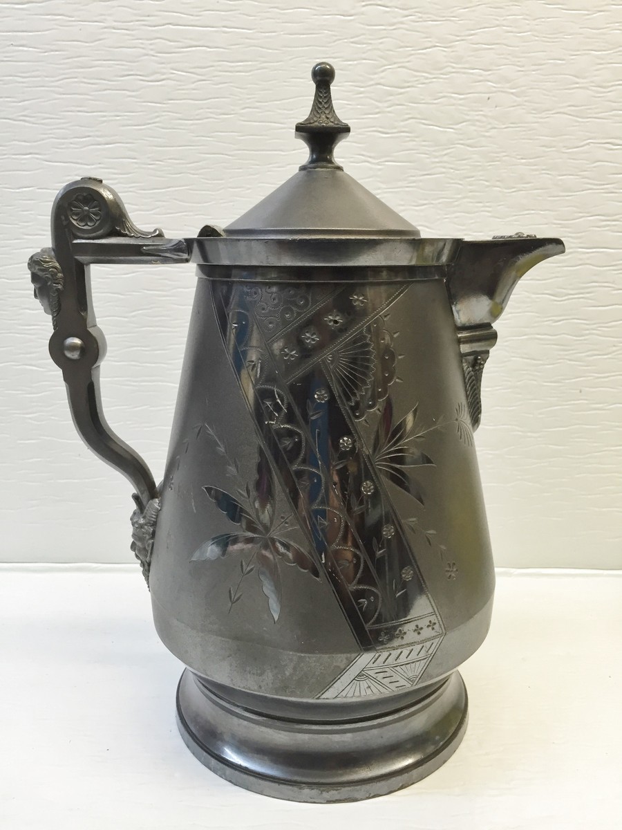 【Special Archives】 1954s SMITH antique Rogers Smith & Co Silver Tankard Pitcher 14