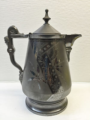 【Special Archives】 1954s SMITH antique Rogers Smith & Co Silver Tankard Pitcher 14