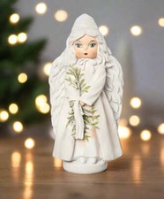 Christmas Folk art Helena Snow Angel Figurine Joe Spencer 9"
