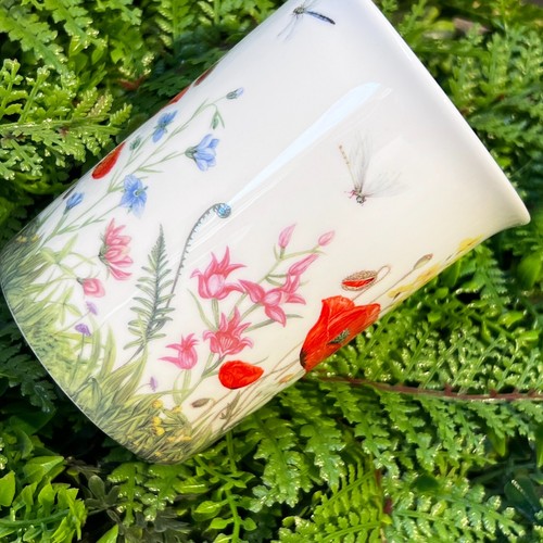 4 New Stechcol Gracie Bone China Spring Garden Floral Butterfly Insets Tea Mugs - Picture 3 of 10