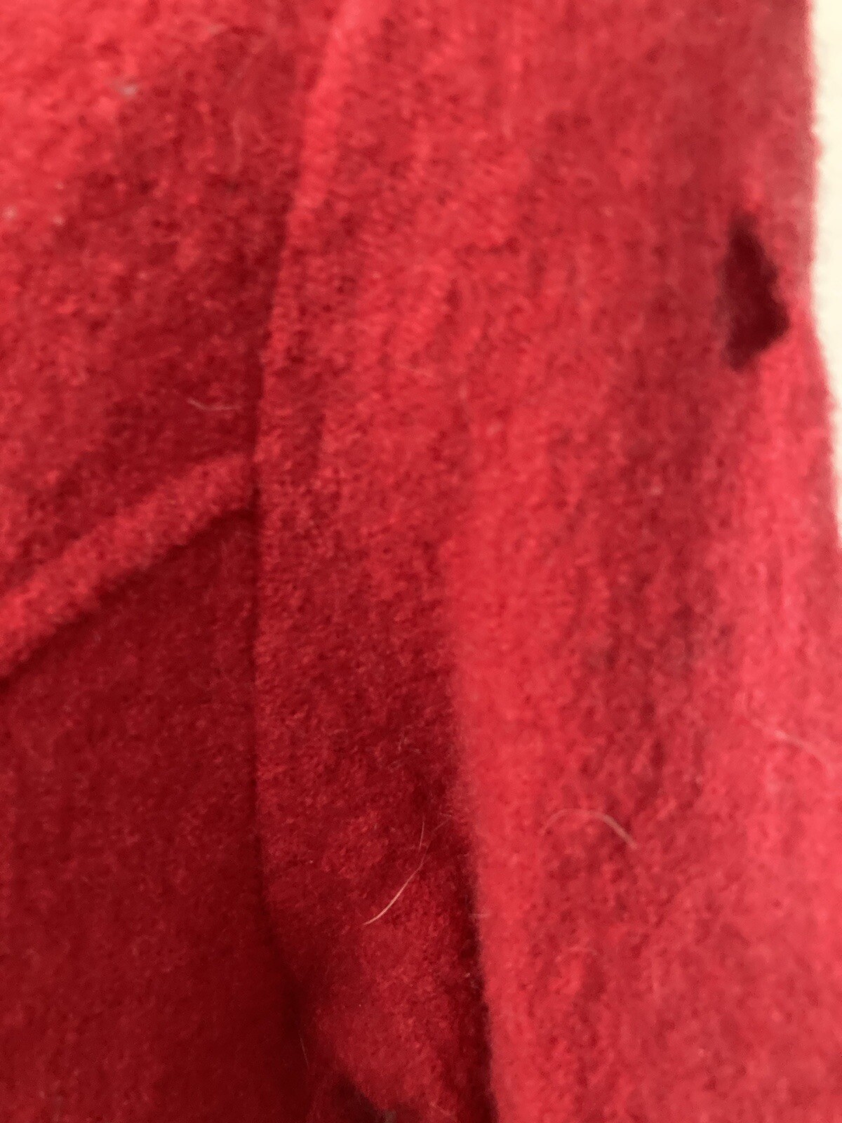 Vintage Classic Elements Red Wool Embroidered Lon… - image 9