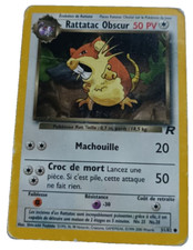 Carte Pokémon Rattatac Obscur Wizards Team Rocket 51/82 MOYEN ETAT