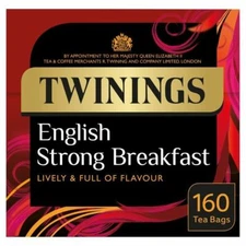Twinings Strong English Breakfast - 160 per pack (0.71lbs)