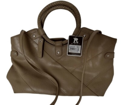 New With Tags RELIC Megan Satchel Camel RLH8737235 Braided Loop Handles Or Strap