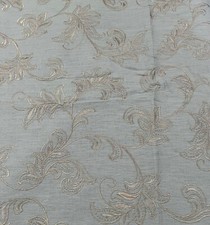 Natural Green 100 linen Embroidery Fabric 56  Width Sold By The Yard