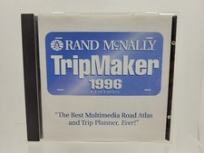 Rand McNally TRIPMAKER 1996 Edition PC CD-ROM CD Trip Maker Maps