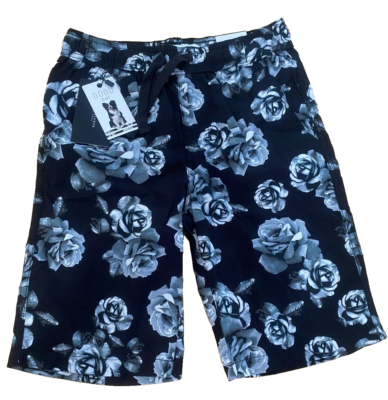 Denim & Flower Ricky Singh Black Floral Shorts Board Short Boys