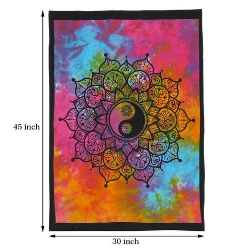 USA Psychedelic Mandala Tapestry Hippie Room Wall Hanging Blanket Art Home Decor - Picture 199 of 301