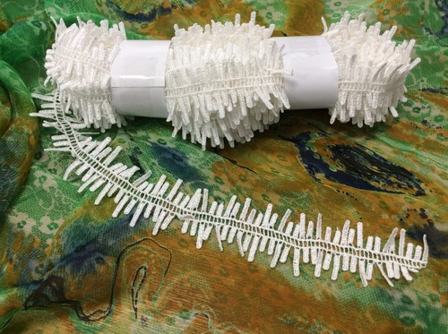 Hardy'sTextile Embroidered,Ribbon,Vintage,Wedding dress,sewing craft Lace Trim - Foto 38 di 95