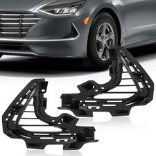 For 2020-2023 Hyundai Sonata Sehybrid Front Fog Light Cover 2pcs Matte Black