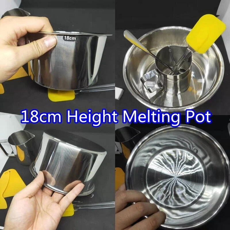 Soap Making Tools DIY Candle Kits Soy Wax Melts Material Pot Wax Melting Pot - Image 3 of 4