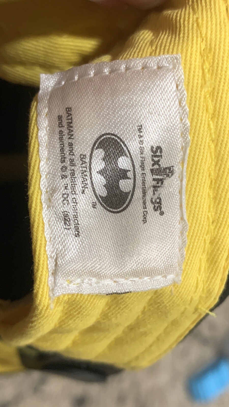 Batman SnapBack DC Comics Six Flags Flat Billed A… - image 5