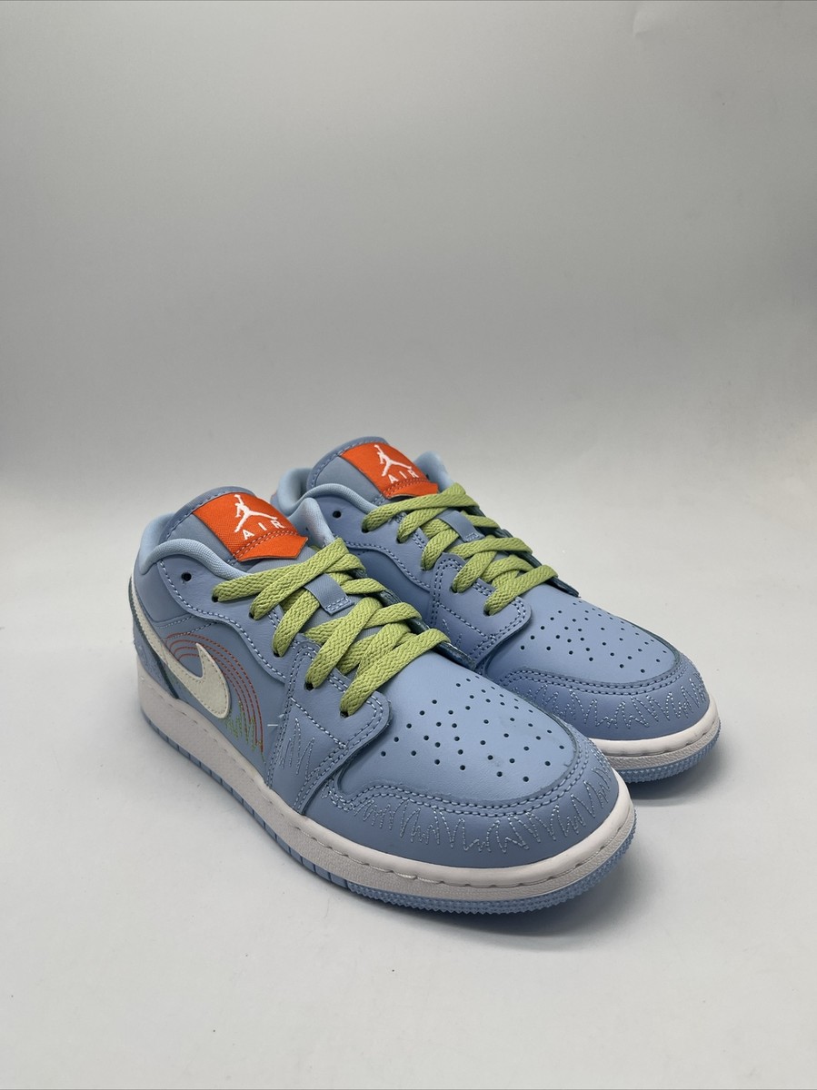 Nike Air Jordan 1 Low SE GS Stitch Psychic Blue DO8227-400 Youth