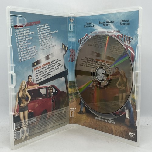 The Dukes of Hazzard Johnny Knoxville Jessica Simpson DVD Movie PAL R4 - Picture 4 of 4