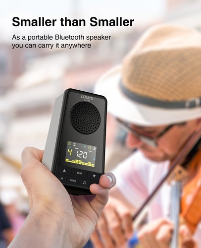 LEKATO 2-in-1 Bluetooth Speaker Metronome Digital with Volume Rhythm Adjustable - Picture 11 of 15
