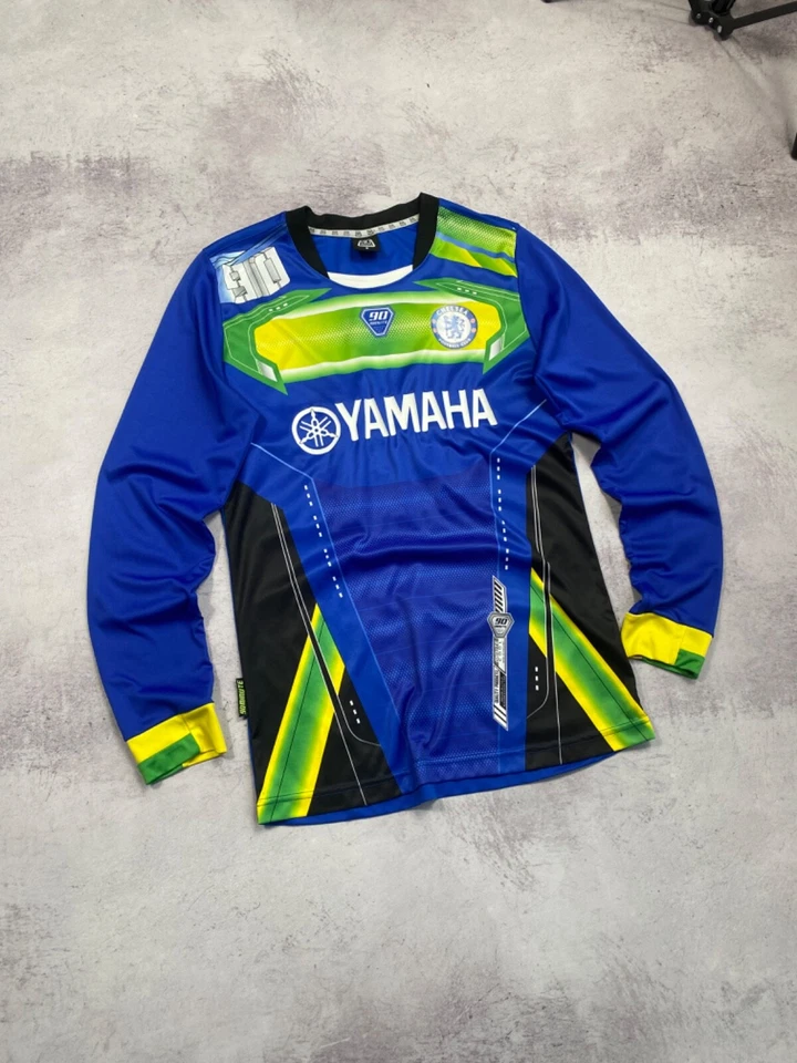 Camiseta deportiva de carreras vintage Yamaha Big Logo Foto 2 de 4